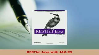 PDF  RESTful Java with JAXRS  Read Online