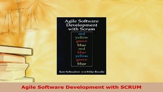 PDF  Agile Software Development with SCRUM Free Books