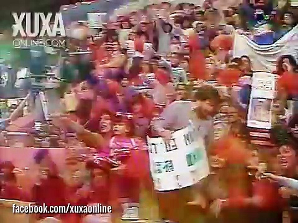 Xuxa chora no Show de Xuxa Argentina em 1991