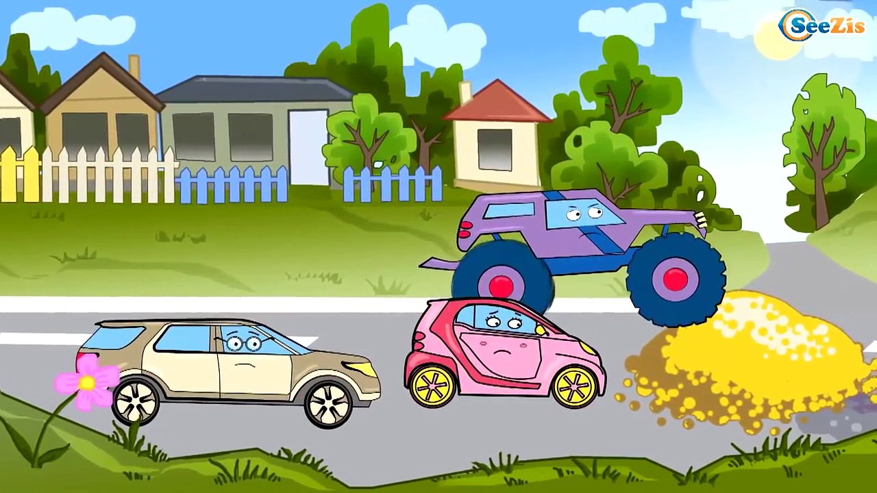 ✔ Cars Cartoons Compilation for children. Monster Truck. Police Car Race. Monster Truck TV