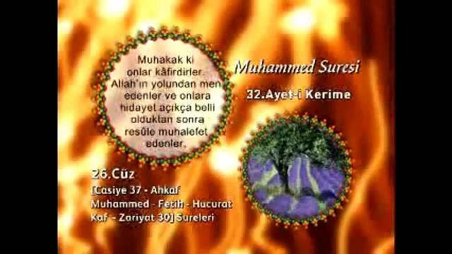 Kuran ı Kerim Meali Cüz 26