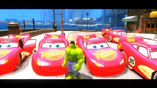 TWIN HULK & FUNNY Hulk Brothers Have Fun ! + Car Race Lightning Mcqueen Disney Pixar Cars