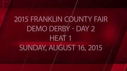 2015 Franklin County Fair - Day 2 - Heat 1 - Sunday, August 16, 2015