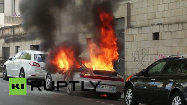Así están protestando en Francia por rechazo a la reforma laboral del país