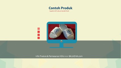 Jual Sandal Hotel Grosir Satuan Bekasi