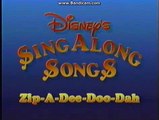 Opening To Disney's Sing-Along Songs:Zip-A-Dee-Doo-Dah 1990 VHS