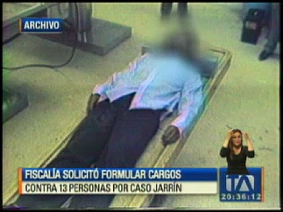 Fiscalía solicitó formular cargos a 13 personas por Caso Jarrín