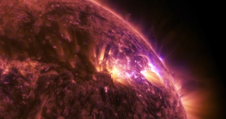 Capta la NASA impresionante erupción solar