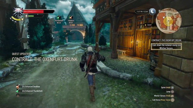 WITCHER 3 DEATH MARCH! WALKTHROUGH 179 - THE OXENFURT DRUNK & THE SAD TALE OF THE GROSSBART BROTHERS