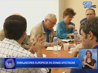 Organismos internacionales en sectores afectados por el terremoto