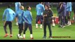 Lionel Messi Nutmegs Luis Suarez in Training