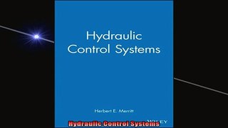 READ book  Hydraulic Control Systems  FREE BOOOK ONLINE