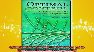 READ PDF DOWNLOAD   Optimal Control An Introduction to the Theory and Its Applications Dover Books on READ ONLINE