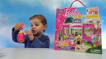 Барби с собачкой и кошечкой собираем из конструктора Mega Blocks Barbie with cat and dogs set