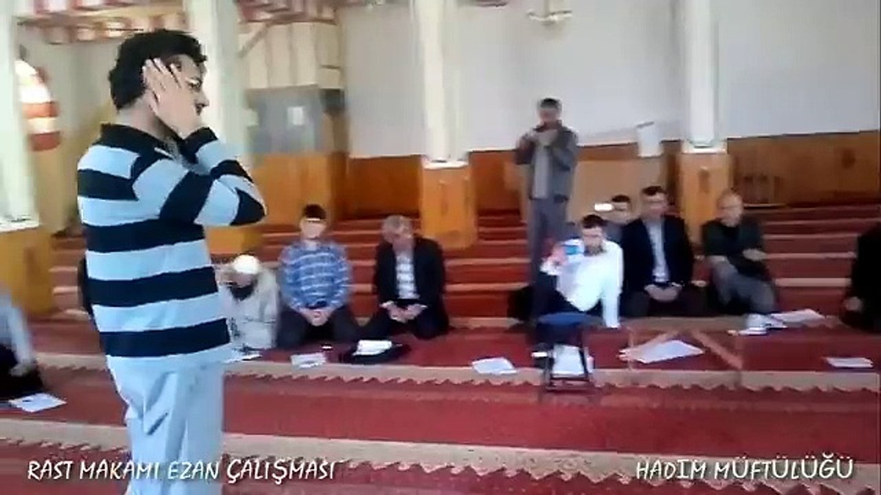 Mehmet Erarabacı | Ezan Kursu Çalışmasından Rast Makamı Ezan