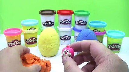 Play doh kinder surprise eggs doremon characters playset funny toys
