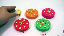 PLAY DOH KINDER COOKIE!!!- cars toys kinder surprise eggs peppa pig español vs minions