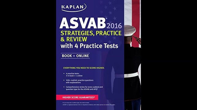 Kaplan ASVAB 2016 Strategies Practice and Review with 4 Practice Tests Book Online Kaplan Test Prep