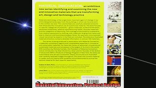 READ THE NEW BOOK   Material Innovation Product Design  FREE BOOOK ONLINE
