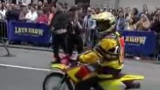 Motorcycle in the ball