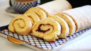 Swiss Roll with Jam - Roulette Recipe - - Heghineh Cooking Show