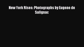 [Read PDF] New York Rises: Photographs by Eugene de Salignac Ebook Online