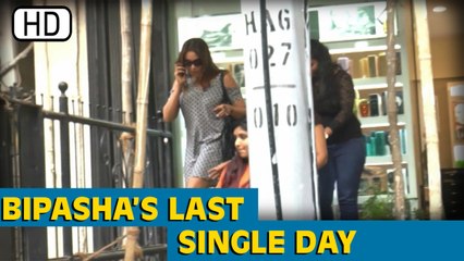 Bipasha Basu's Last Day As SINGLE | Bipasha Weds Karan