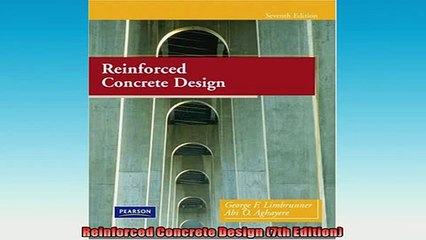 READ THE NEW BOOK   Reinforced Concrete Design 7th Edition  FREE BOOOK ONLINE