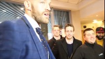 ABSOLUTELY CRAZY! - TYSON FURY ARRIVES TO HOMECOMING PRESS CONFERENCE IN BOLTON TO MENTAL TURNOUT