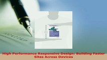 PDF  High Performance Responsive Design Building Faster Sites Across Devices Read Full Ebook