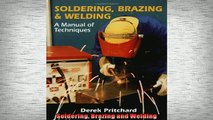 READ book  Soldering Brazing and Welding  FREE BOOOK ONLINE