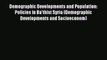 Book Demographic Developments and Population: Policies in Ba'thist Syria (Demographic Developments