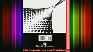 FAVORIT BOOK   PVC Degradation and Stabilization  BOOK ONLINE