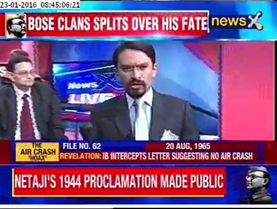 Declassification of the first set of Bose's files