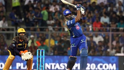 Kieron Pollard 51 off 17 balls - Fastest 50 IPL 2016 - MI vs KKR - Match 24 - highlights