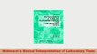 Download  Widmanns Clinical Interpretation of Laboratory Tests Free Books