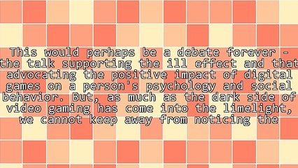 Being a Hard-Core Gamer - The Social Benefits of Video Gaming