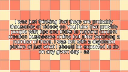 An Average Day in the Life of a Content Creator