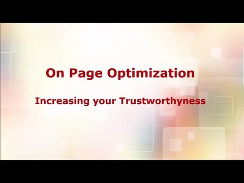 7-On Page - Increasing your Trustworthyness SEO 2016
