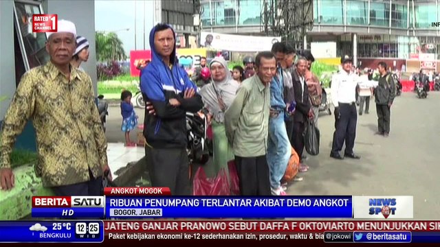 Angkot Bogor Mogok Massal Protes Sistem Satu Arah