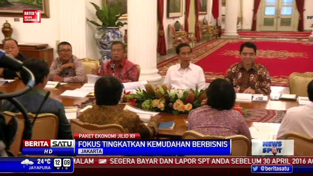 Jokowi Targetkan Kemudahan Berusaha Indonesia Peringkat 40