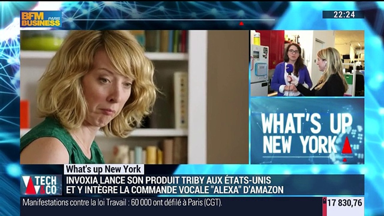 What's Up New York: Invoxia intègre la commande vocale "Alexa" d'Amazon dans son nouveau produit - 28/04
