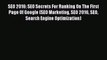 Read SEO 2016: SEO Secrets For Ranking On The First Page Of Google (SEO Marketing SEO 2016