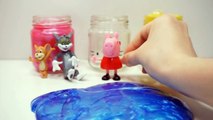 Hello Kitty Clay Slime Cup Suprise Toys Peppa Pig Tom and Jerry Minions Hello Kitty Duck