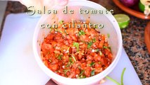 Salsa de tomate con cilantro - Perfecta para tacos, fajitas, burritos