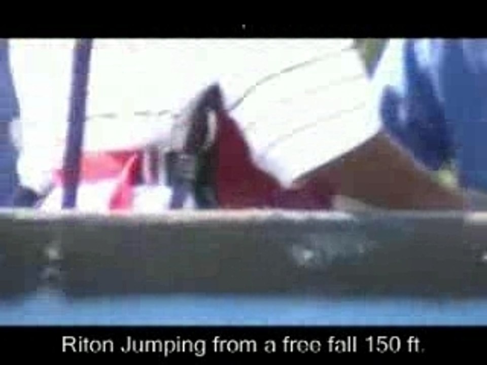 Riton Jumping from a Free Fall