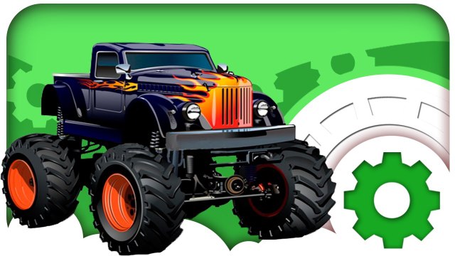 Мультфильмы для Детей. Монстр Трак и Гоночные Машины. Гонки на скорости. Машинки для детей