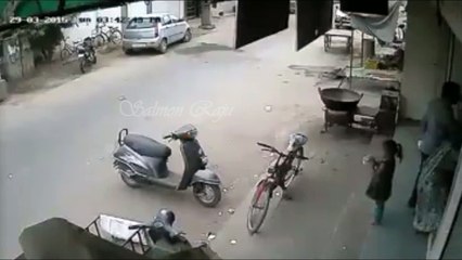 Child Accident Caught On Camera (Be Careful With Your Children)