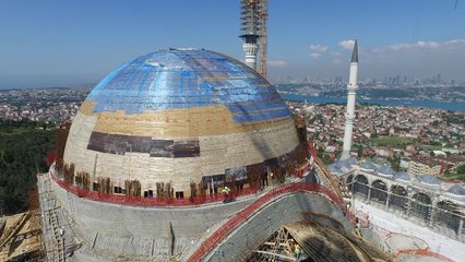 Havadan görüntülerle Çamlıca Camii