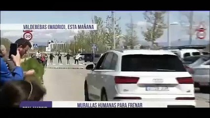 Madrid taraftarından çılgın hareket!